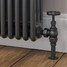 T-MAN-038-AG-PEW-PIP-LS02 - Rufford Traditional Manual Angled Pewter Radiator Valves With Sleeves T-MAN-038-AG-PEW-PIP-LS02 - Rufford Traditional Manual Angled Pewter Radiator Valves With Sleeves